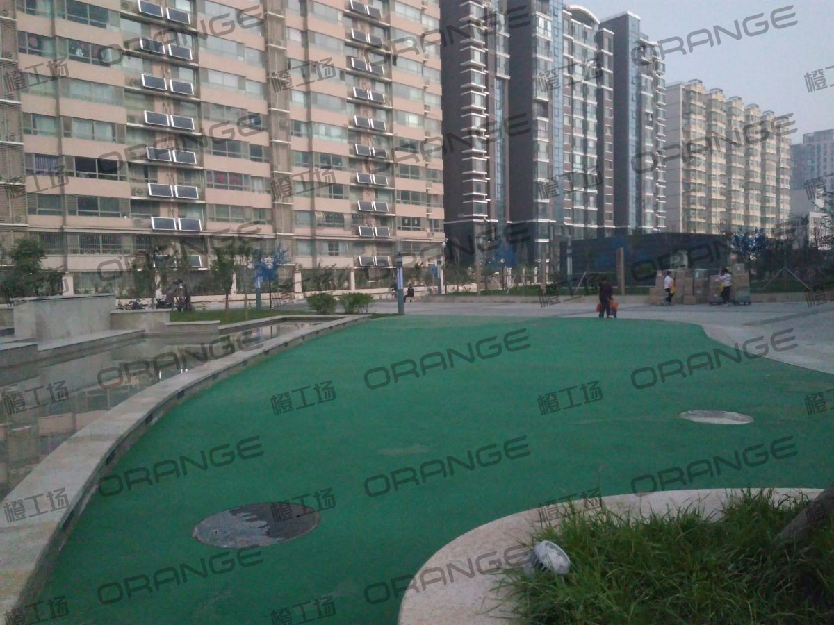 北京银座和谐广场购物中心-室外西北门西北外侧过道4