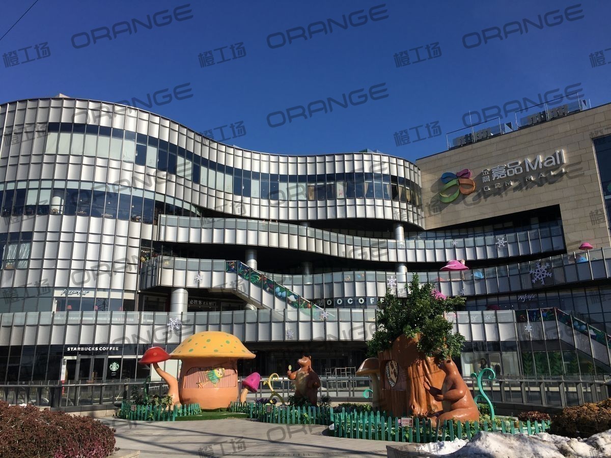 北京金隅嘉品mall-室外西南角圆形广场1