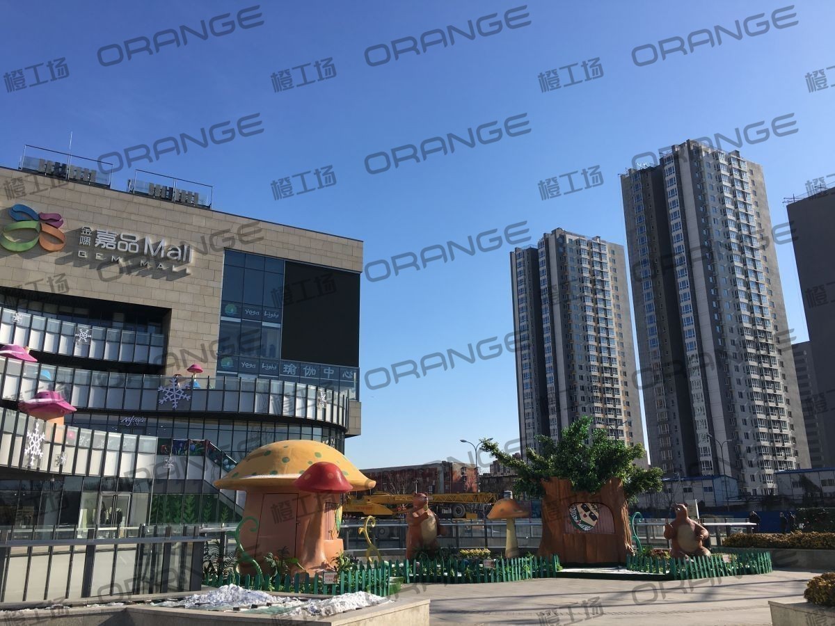 北京金隅嘉品mall-室外西南角圆形广场3