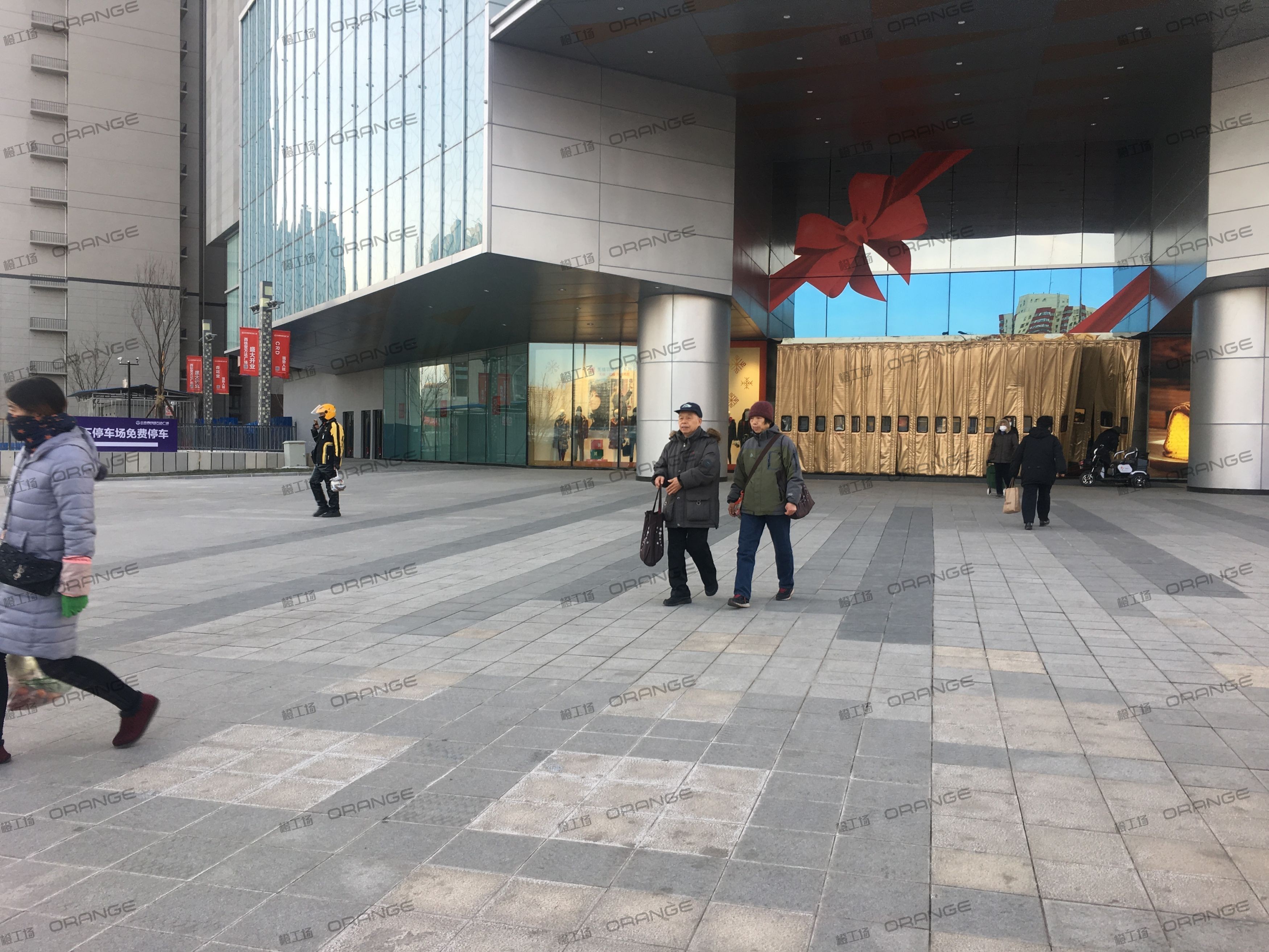 北京西铁营万达广场-室外东北门前4
