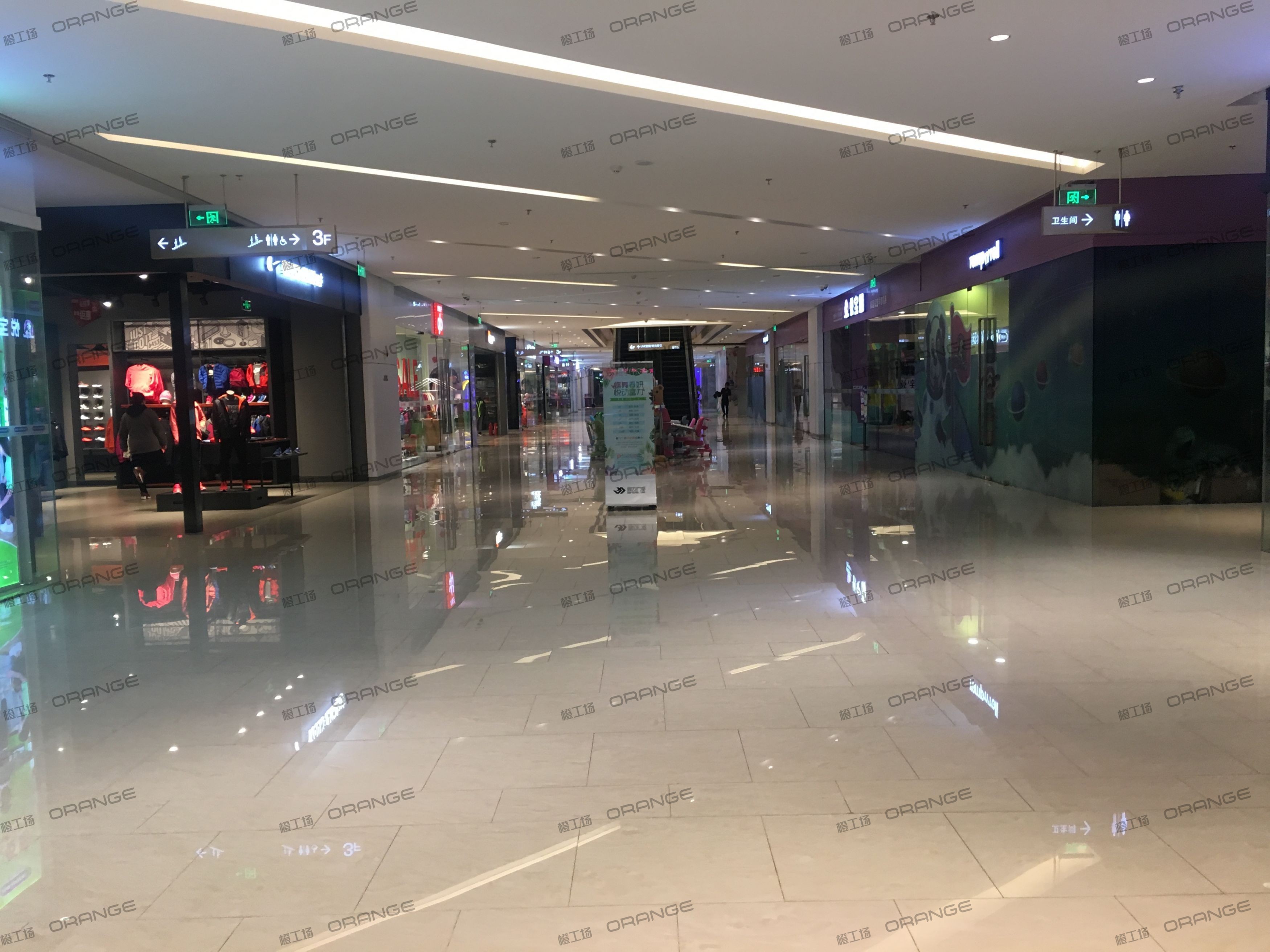 太原富力广场-室内三层东走廊2