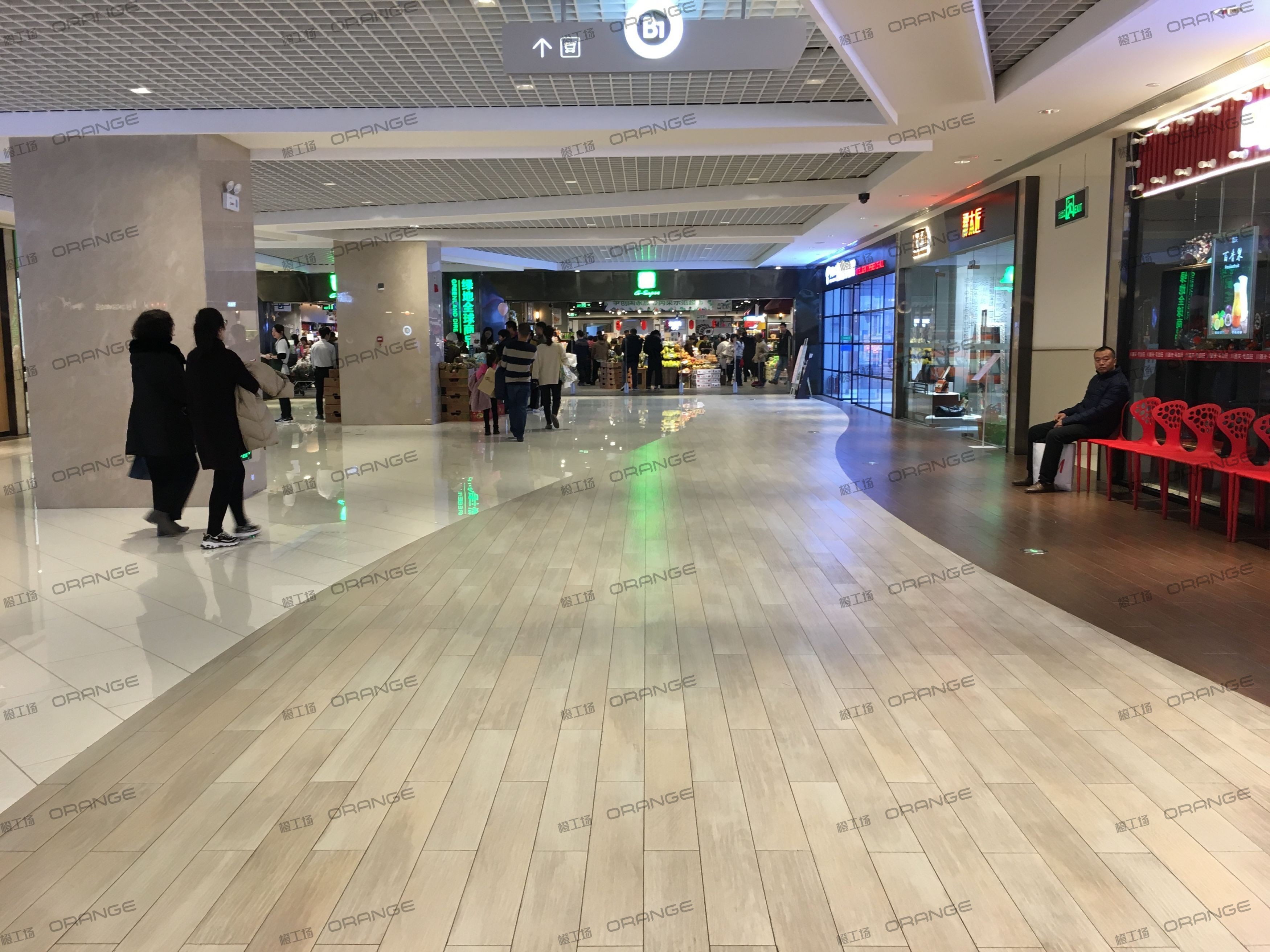 郑州CITYON熙地港-室内B1超市前走廊3