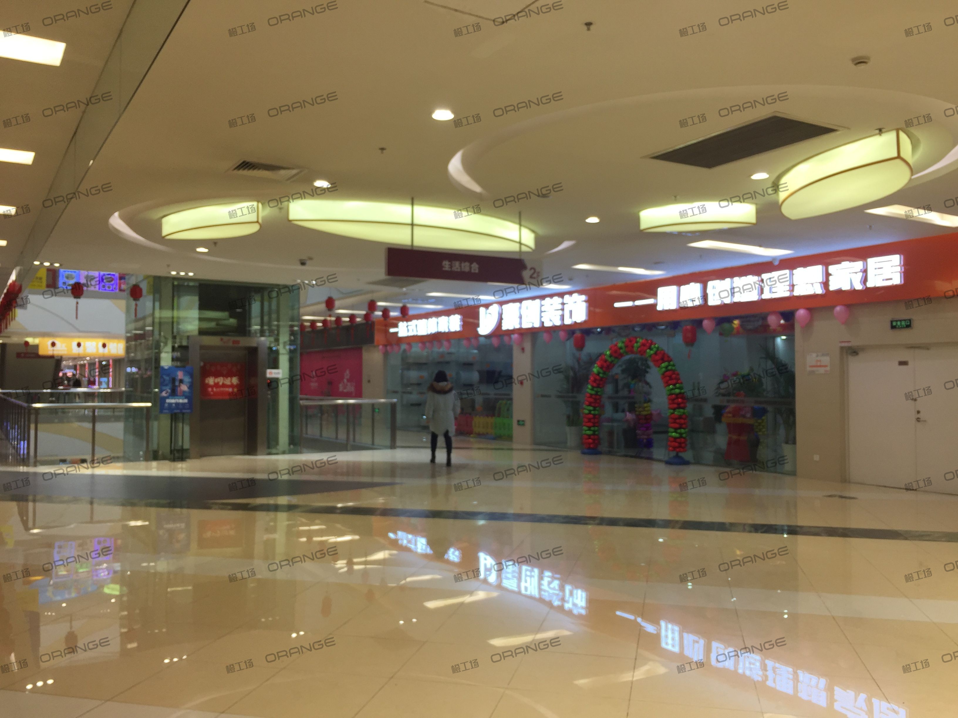 青岛宝龙城市广场（李沧店）-室内二层东部直梯东长廊2