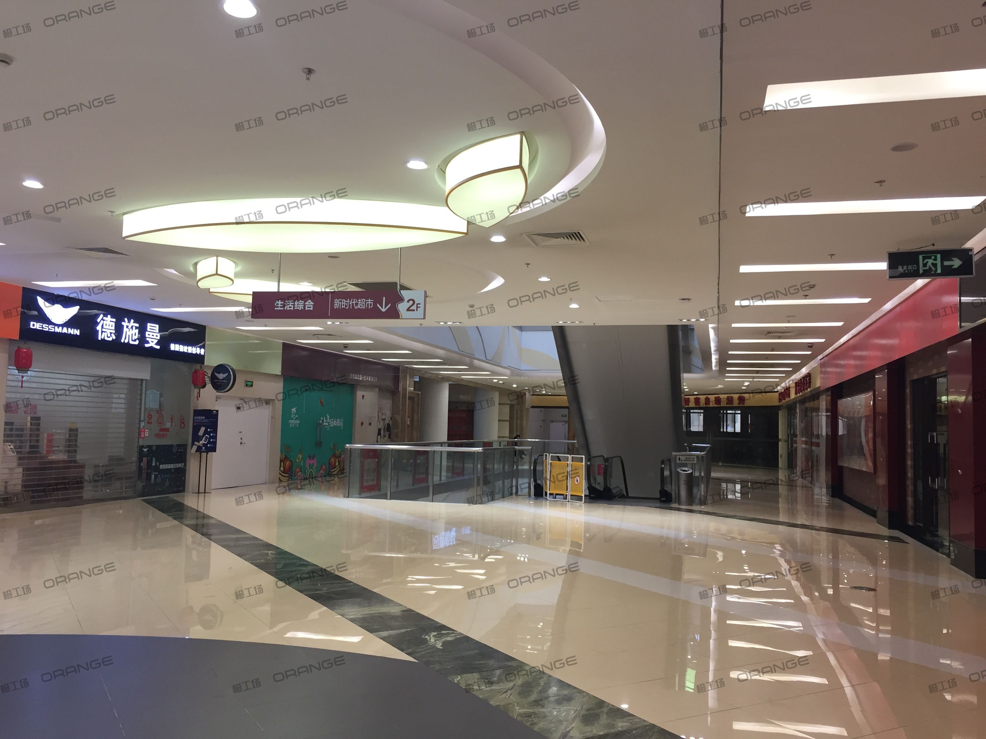 青岛宝龙城市广场（李沧店）-室内二层东部直梯东长廊4