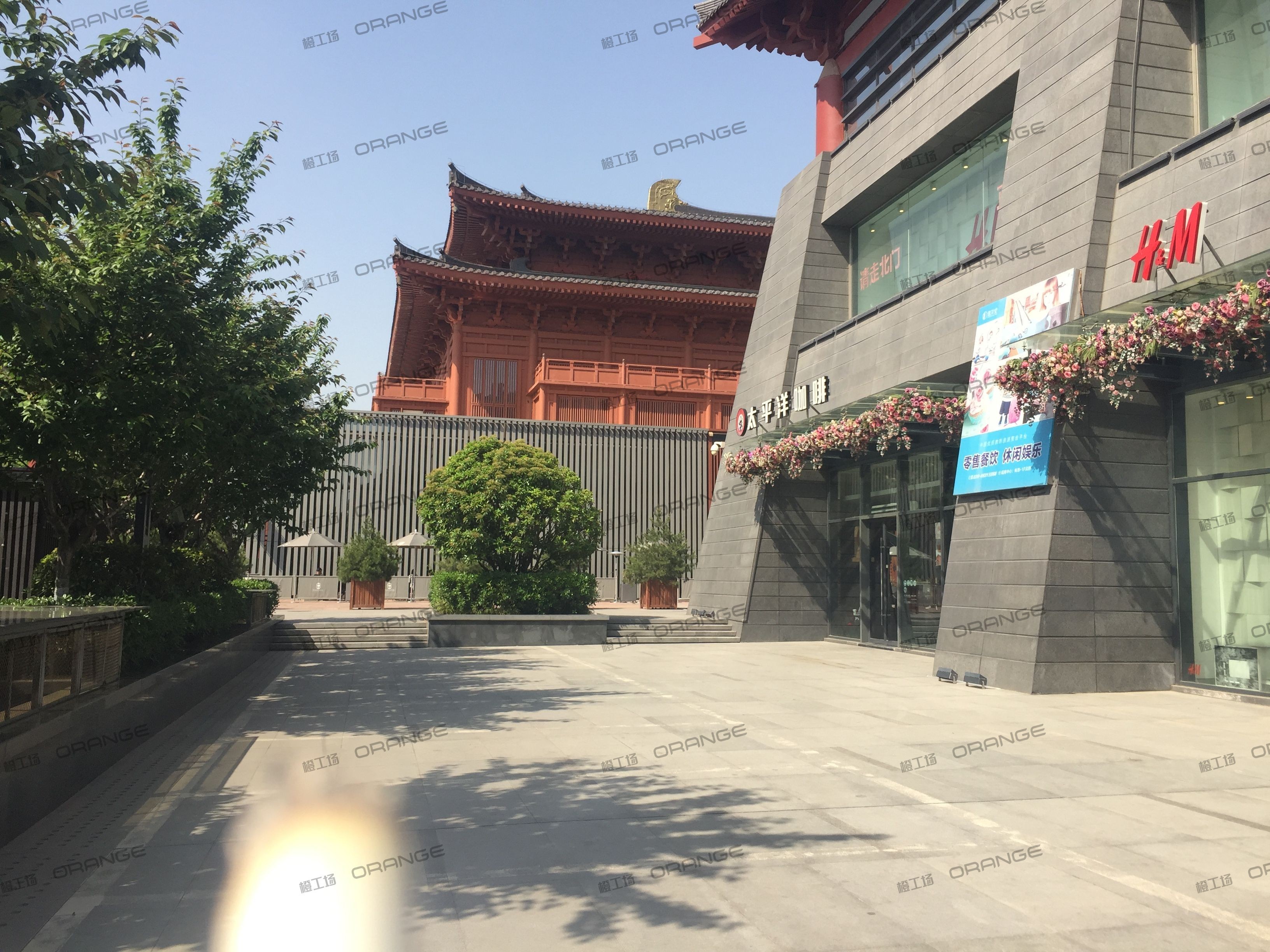 西安壹洋堂-室外西侧北走廊4