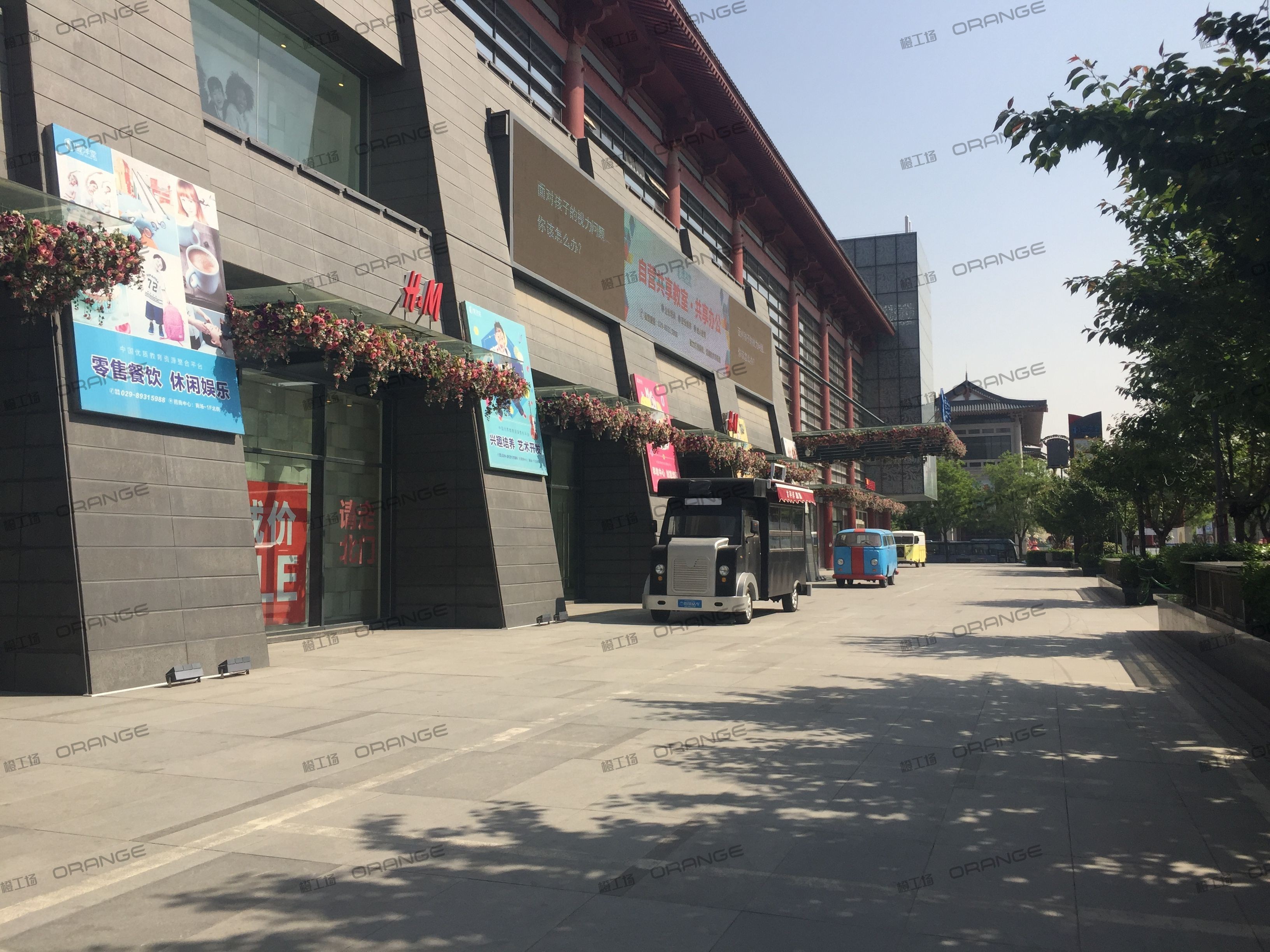 西安壹洋堂-室外西侧北走廊3