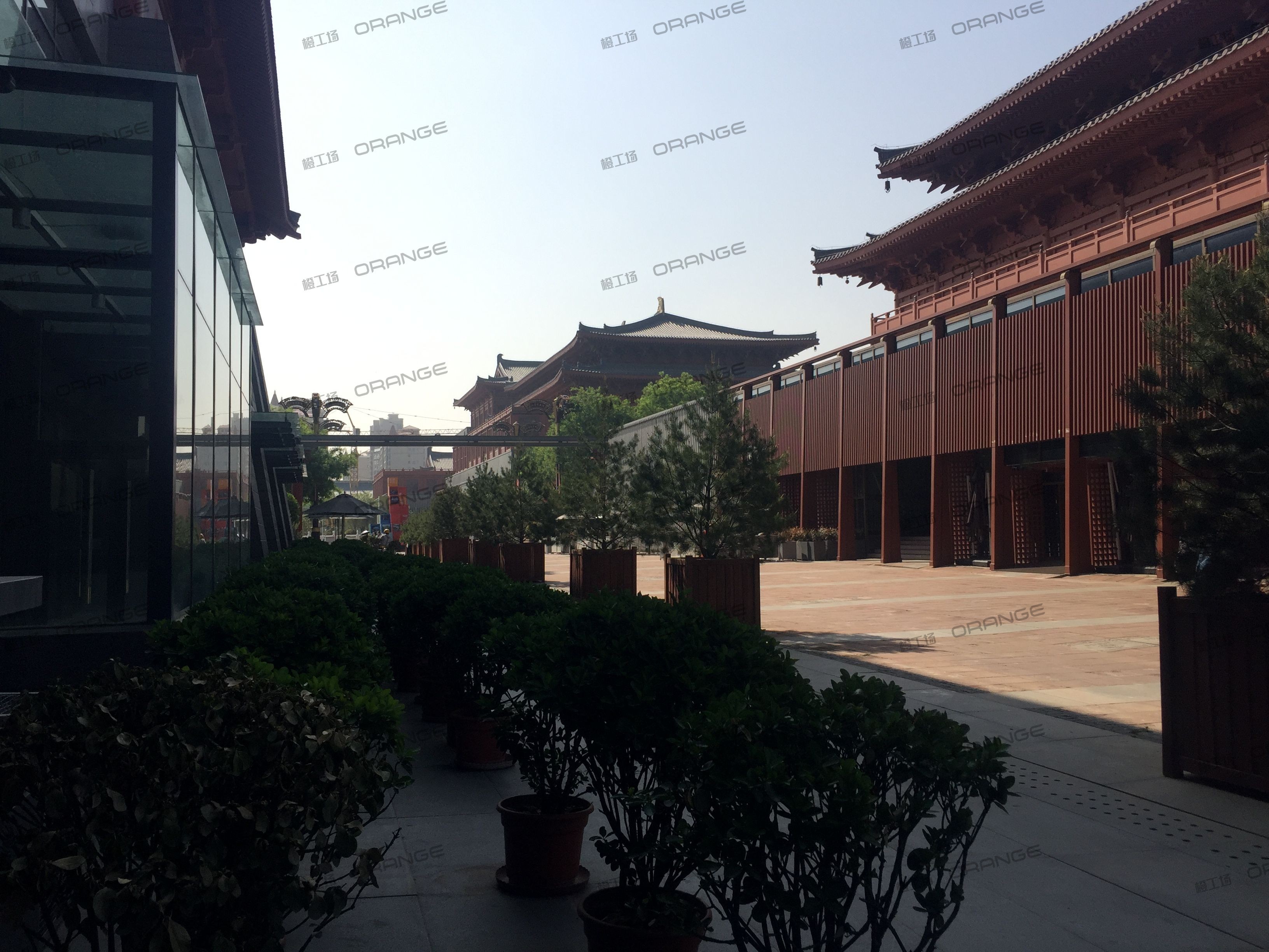 西安壹洋堂-室外北侧东走廊1