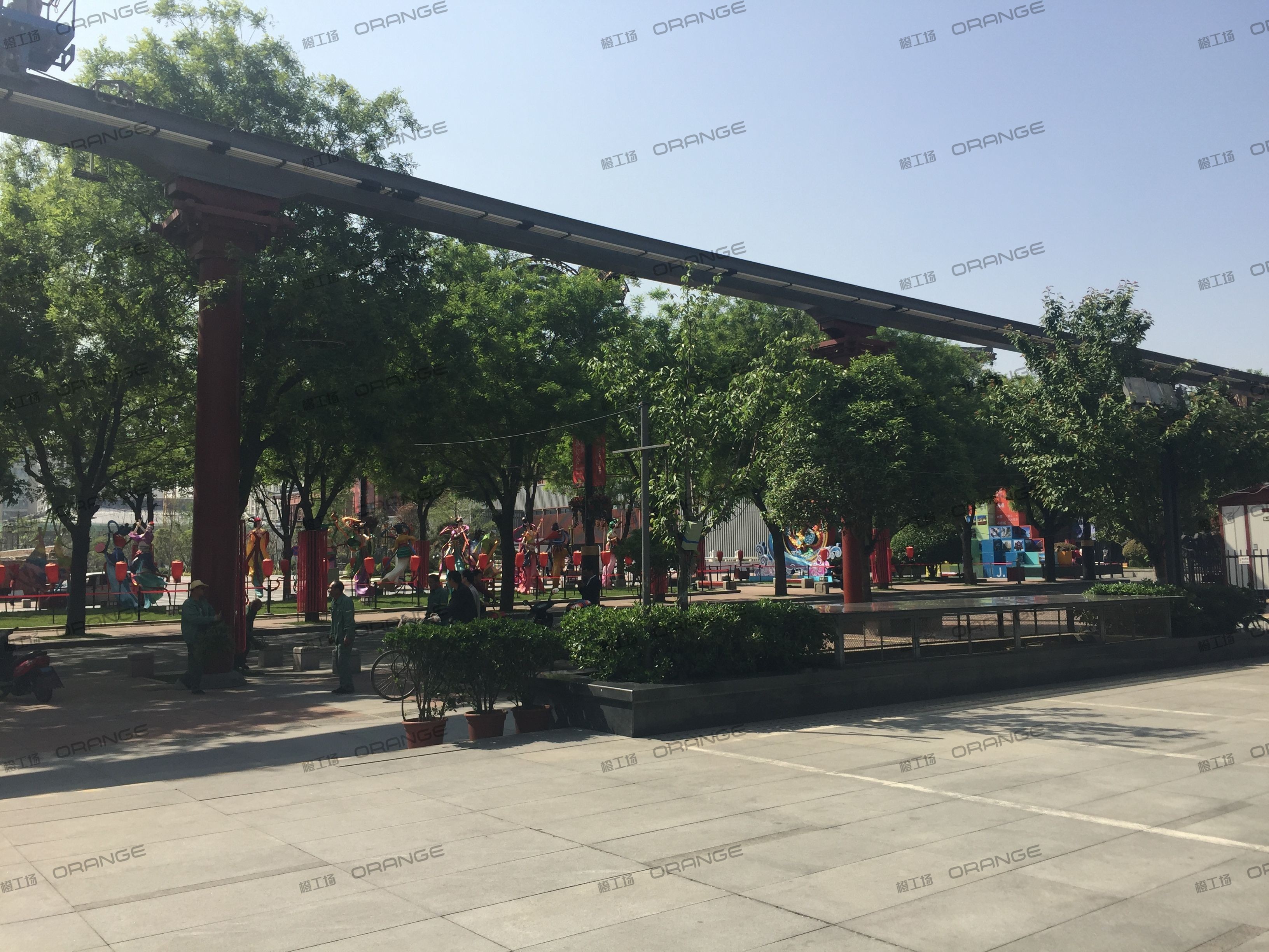 西安壹洋堂-室外西侧走廊4