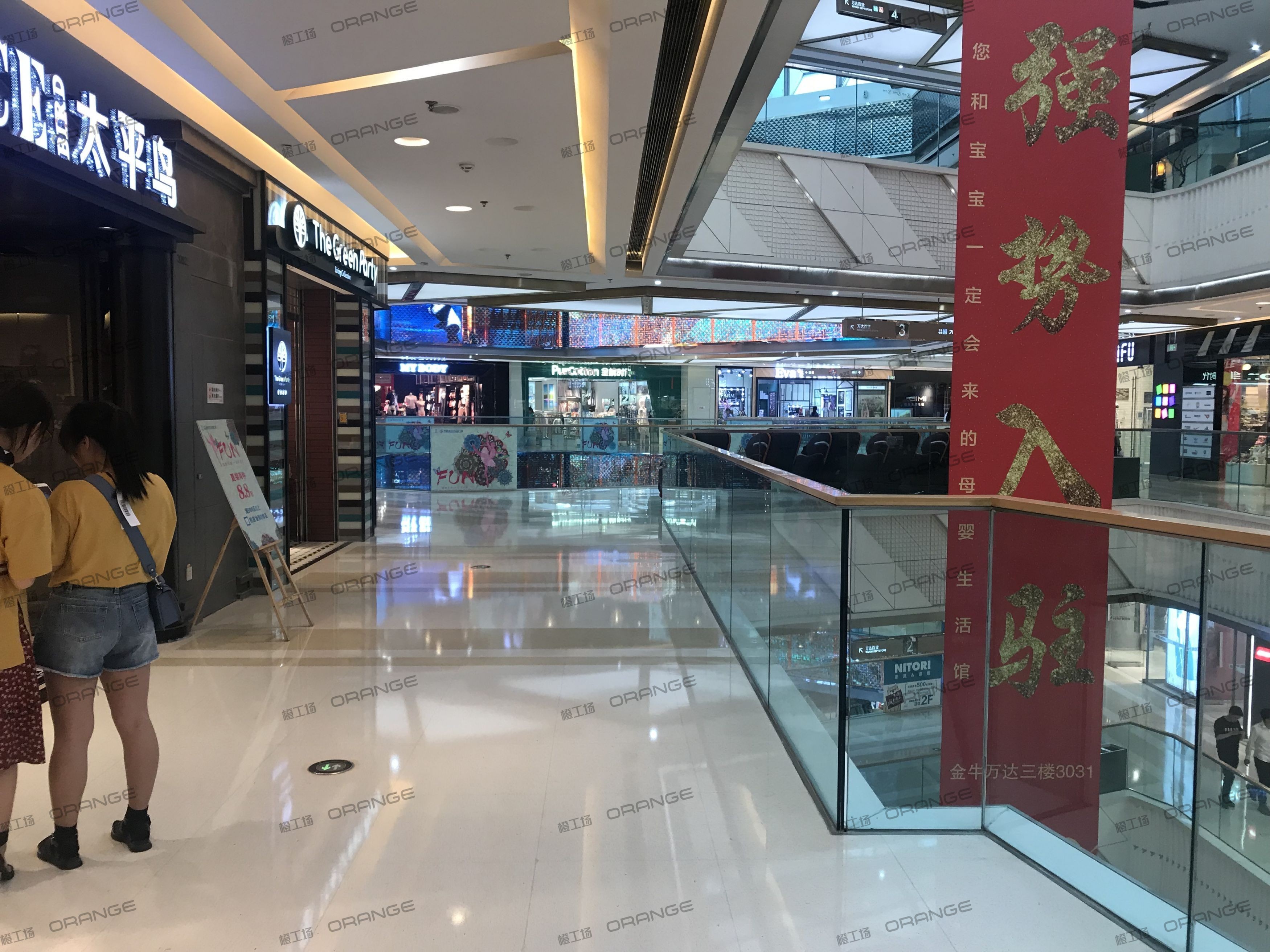 成都金牛万达广场-室内三层北侧走廊东二3