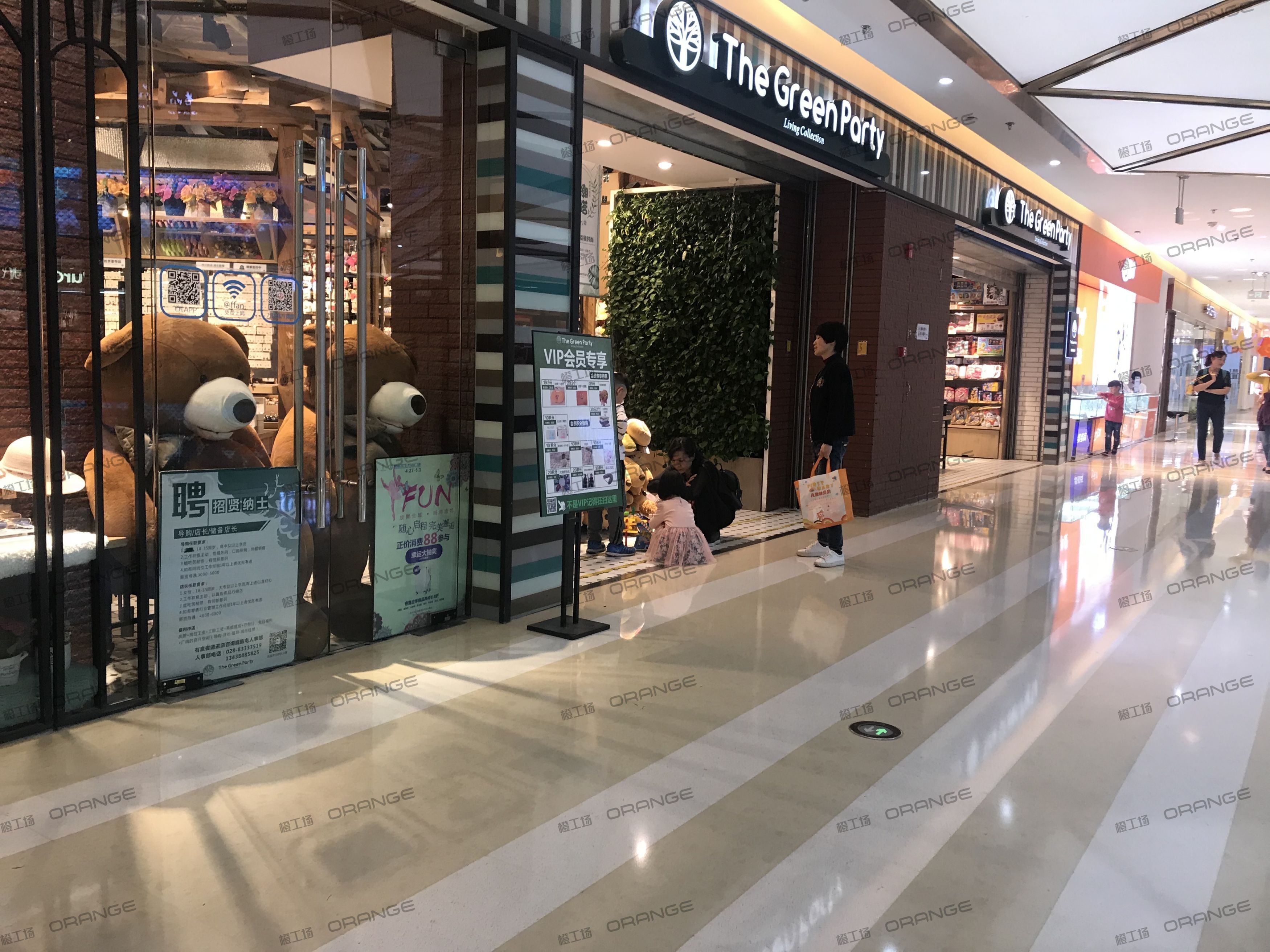 成都金牛万达广场-室内三层东北侧中庭环廊东3