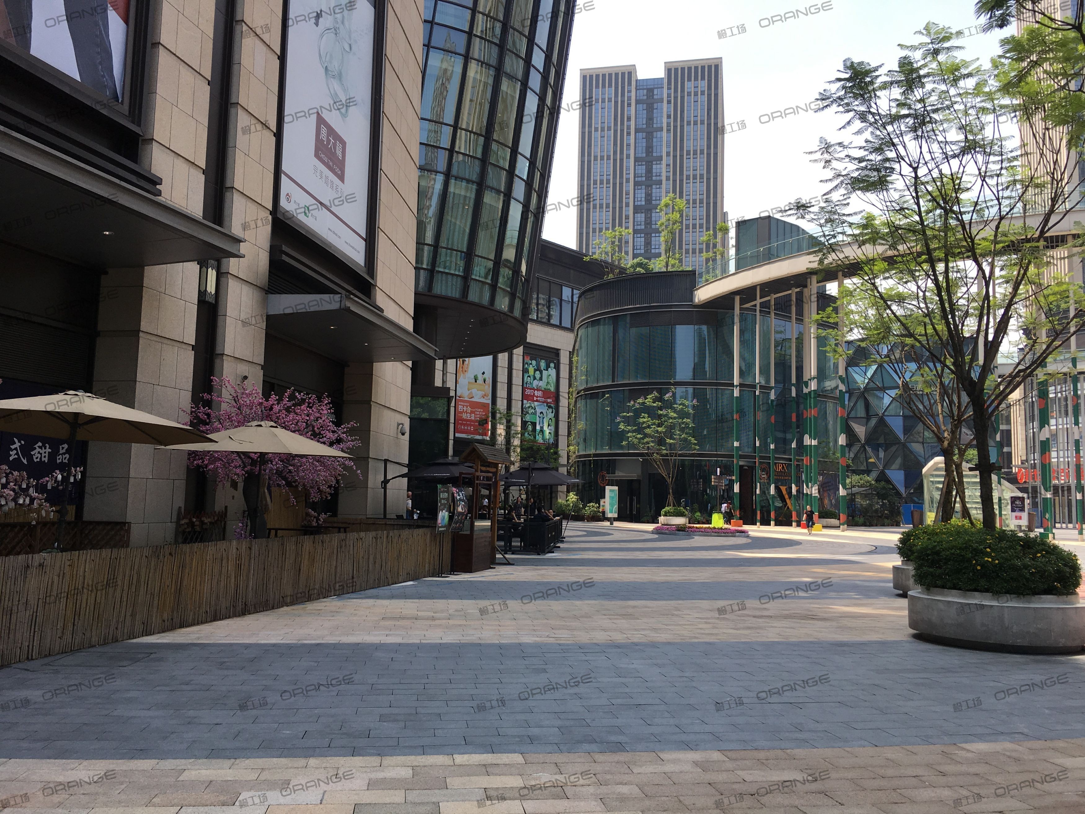 重庆龙湖时代天街C馆-室外东侧2号门门前广场南1