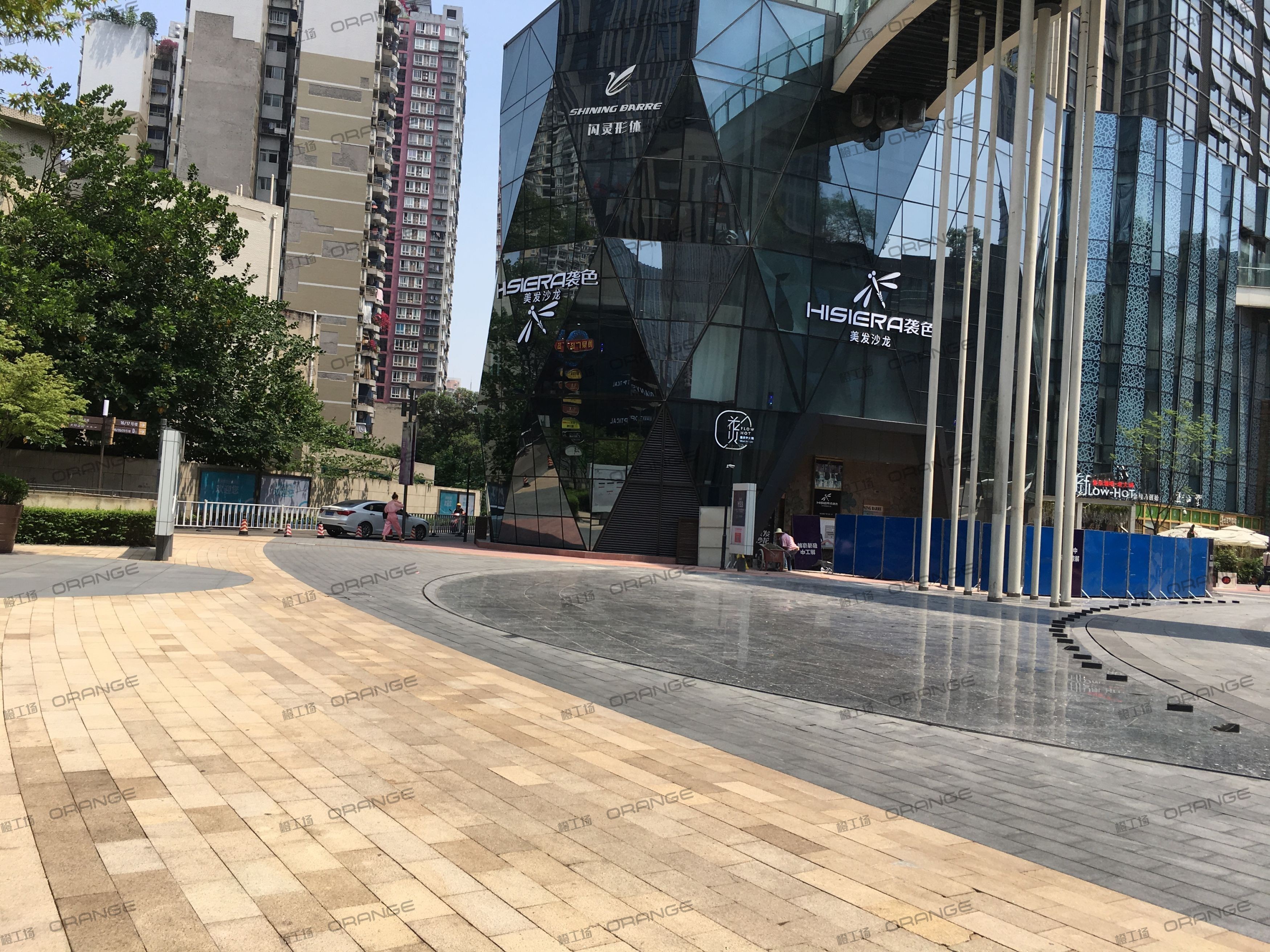 重庆龙湖时代天街C馆-室外喷泉广场2