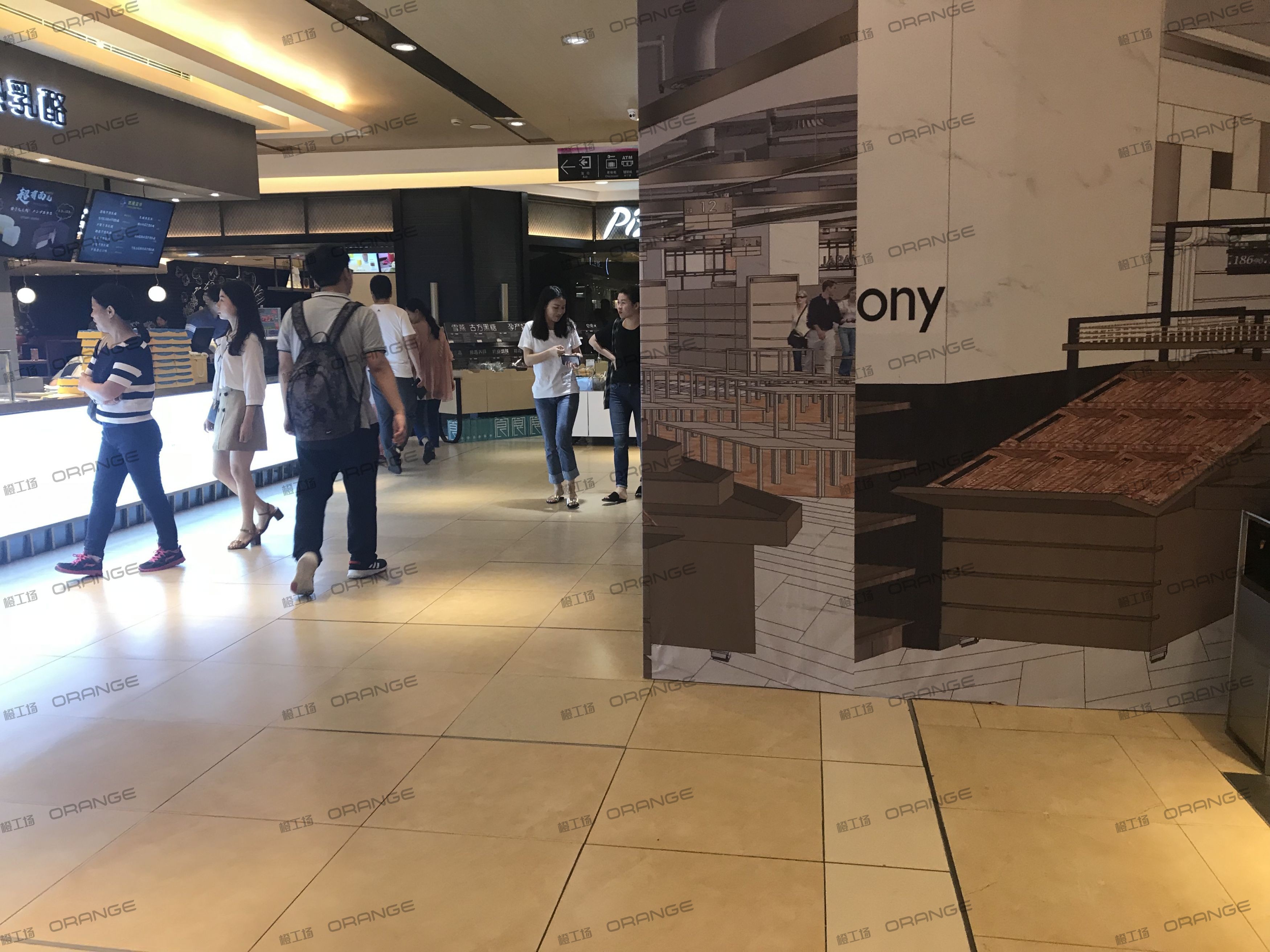 武汉群光广场-室内B1层东扶梯北4