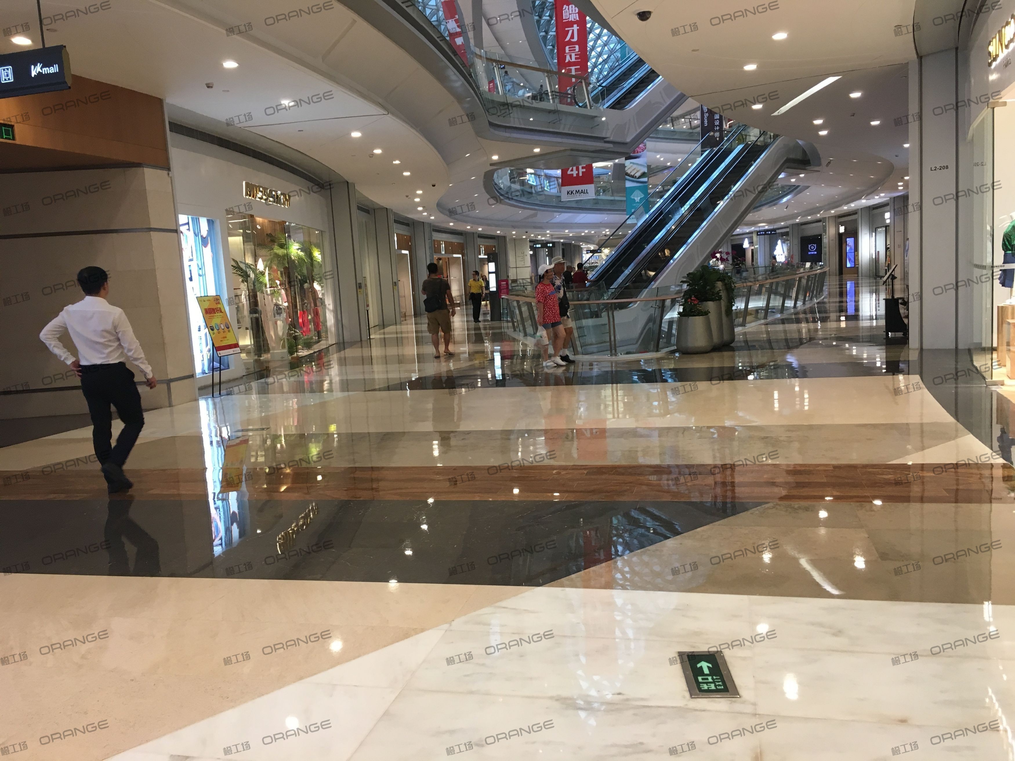 深圳京基百纳空间（KK MALL）-室内二层北侧环廊间过道1