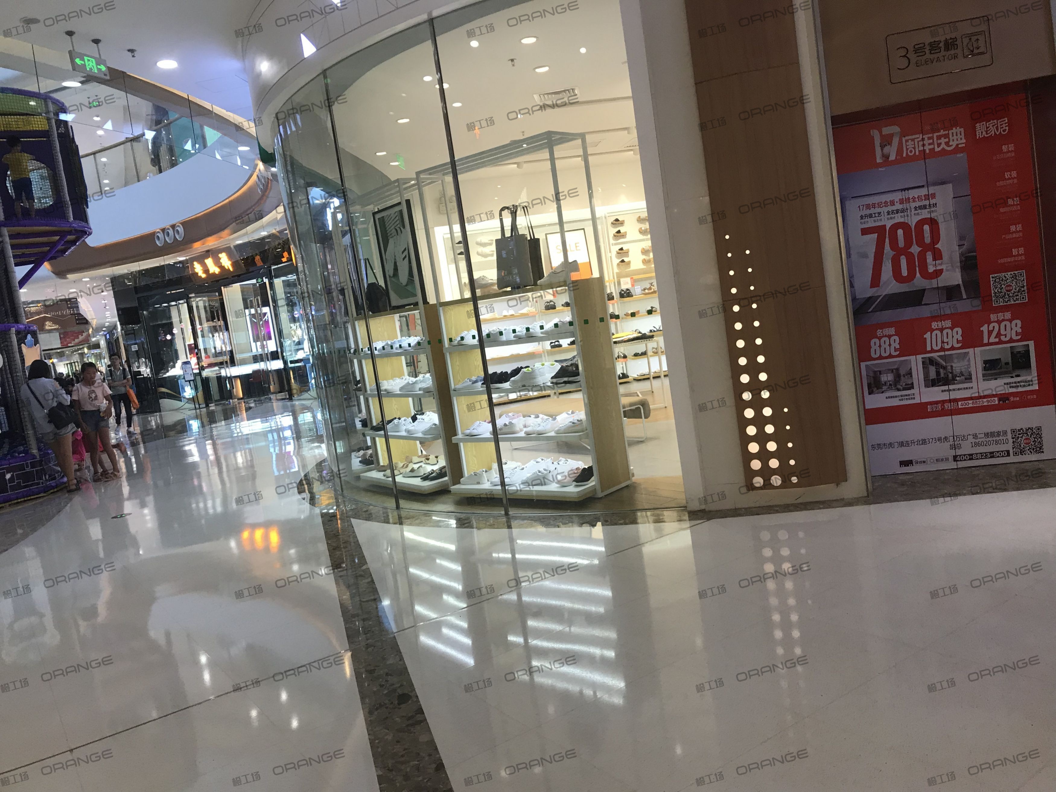 东莞万达广场(虎门店)-室内一层一号门中庭南4