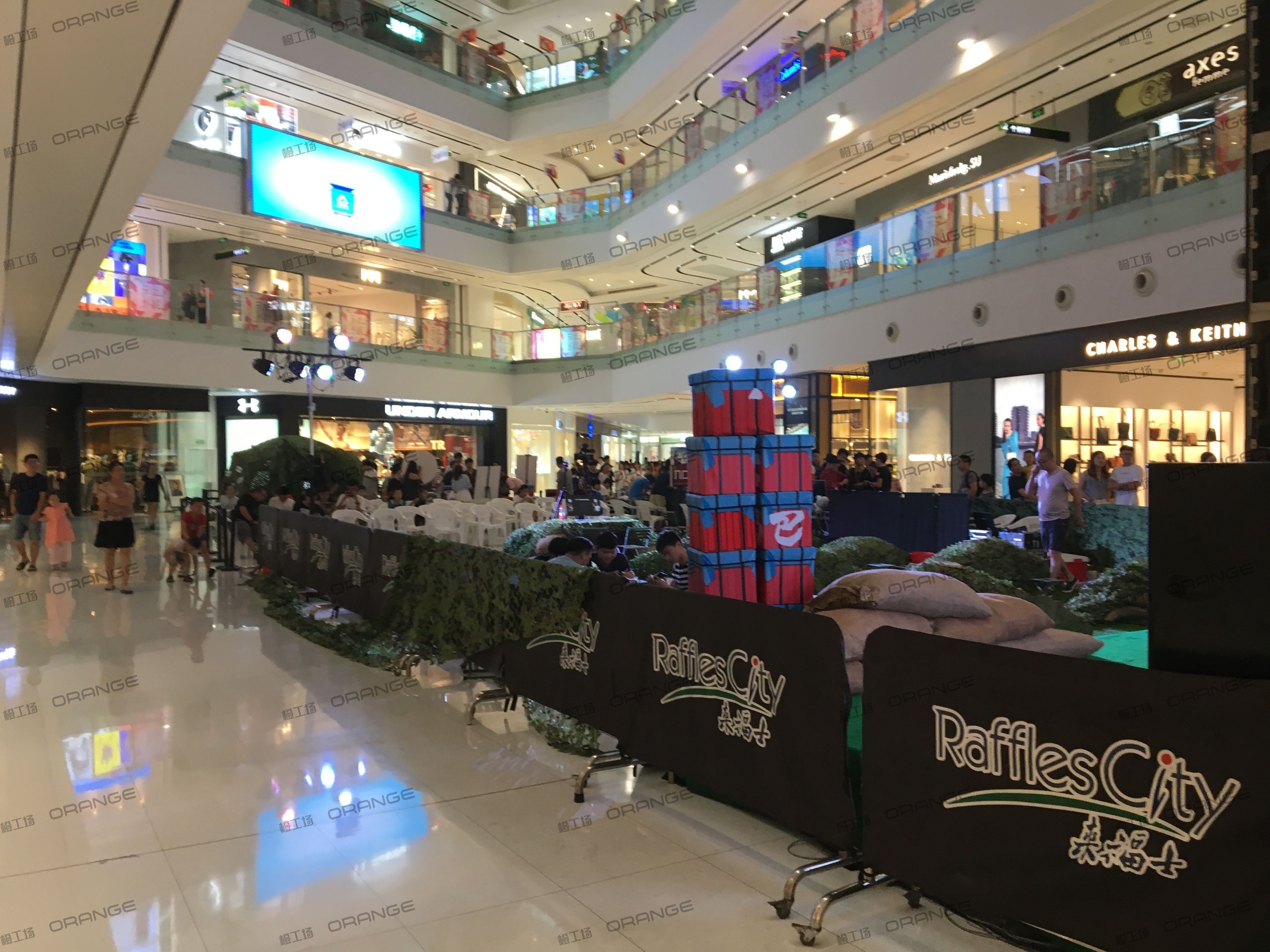 宁波来福士广场-室内一层中庭2