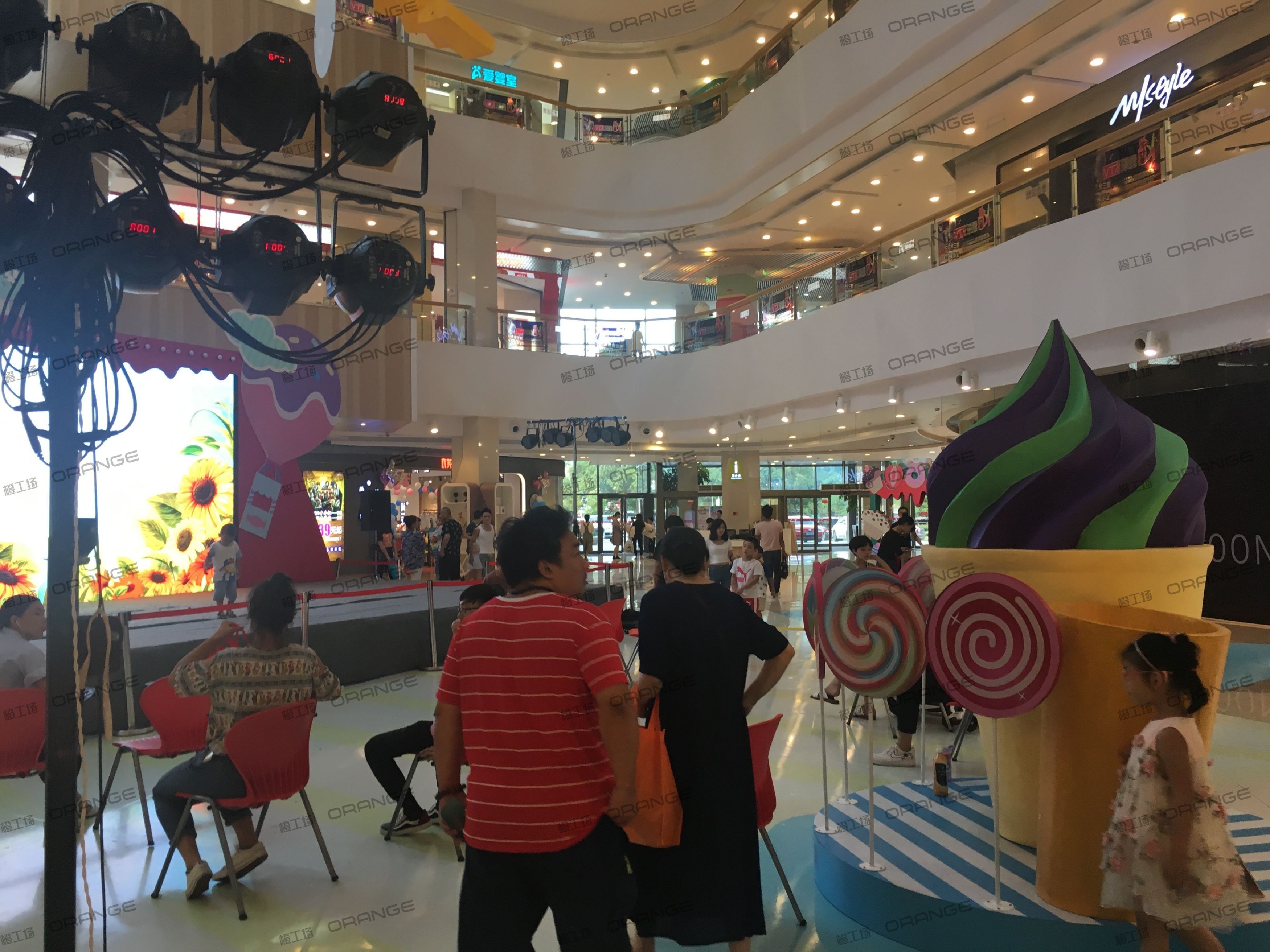 宁波高鑫广场-室内一层石广场4